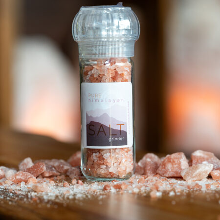 Coarse Pink Himalayan Salt in Grinder